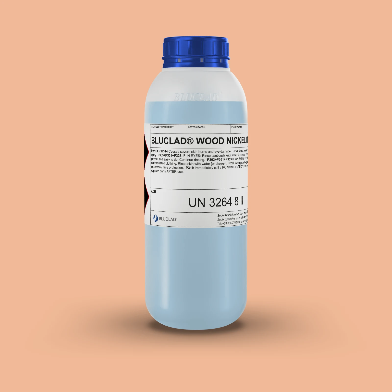 BLUCLAD® WOOD NICKEL FREE bottle