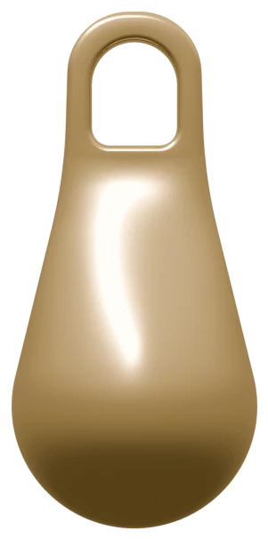 Goccia Bluclad nel colore del deposito oro